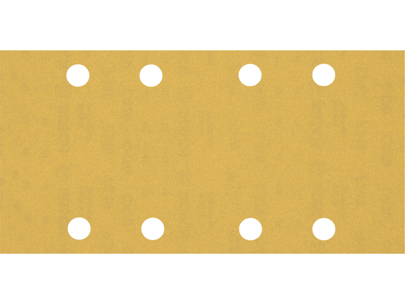 Brusni papir EXPERT Bosch z 8 luknjami za vibracijske brusilnike, Dimenzije: 93x186mm, Zrnatost: 180, 2608900940